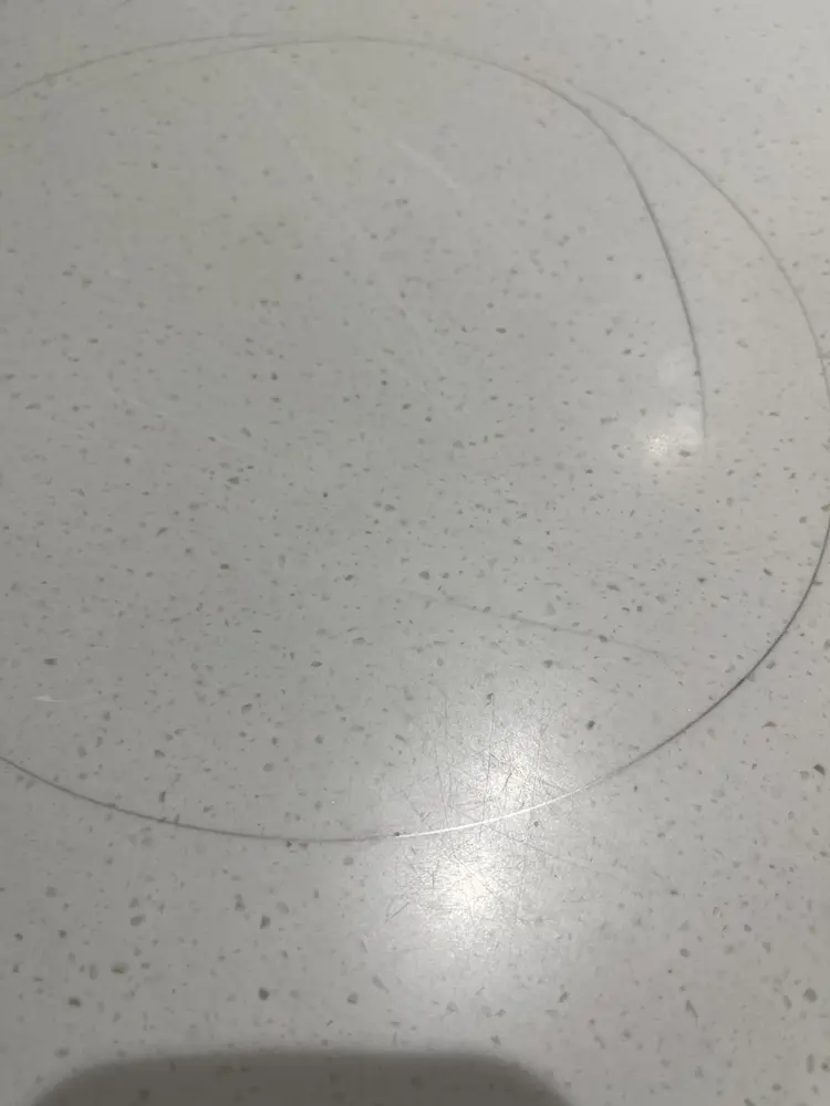 인조대리석 상판 기스 연마 복원